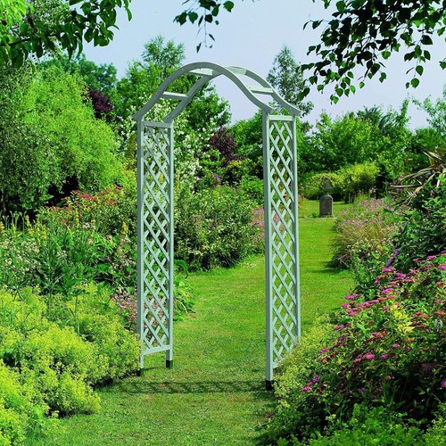 Wooden garden arch - arch, trellis
