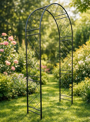 Handa metal garden arch - metal,