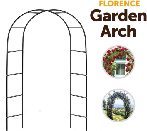 Metal garden arch trellis - 2.4m,