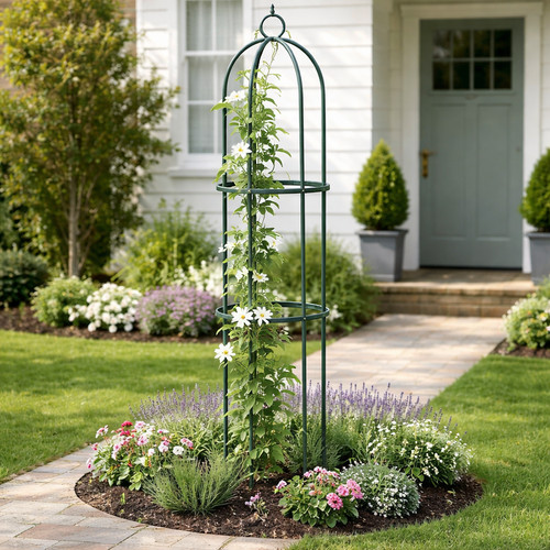Garden obelisk trellis - 1.9m,