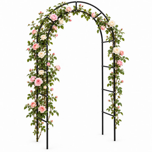 Garden arch 1 4m - garden, black
