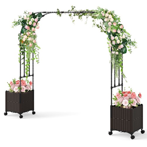 Costway 288cm garden arch - costway,
