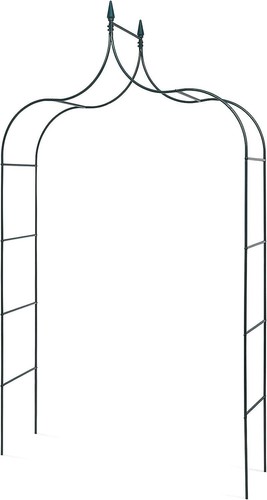 Garden arch black metal - black,