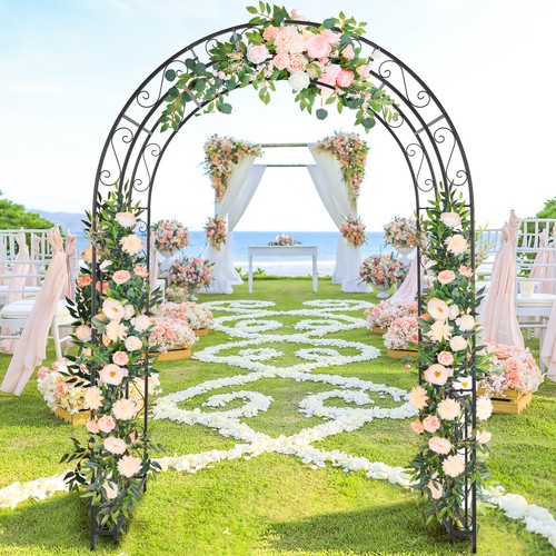 Metal garden arch rose - garden,