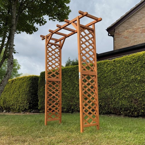 Wooden garden arch pergola - garden,
