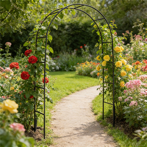 Metal garden arch sturdy - garden,