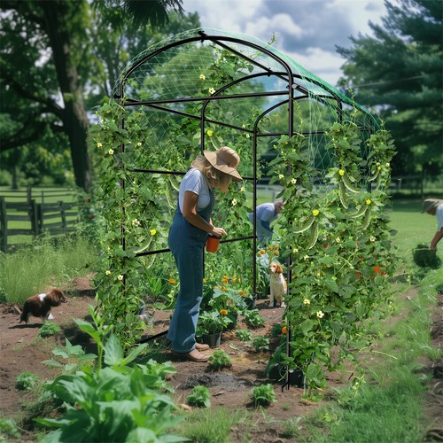 Garden trellis arch - trellis, arch-frame