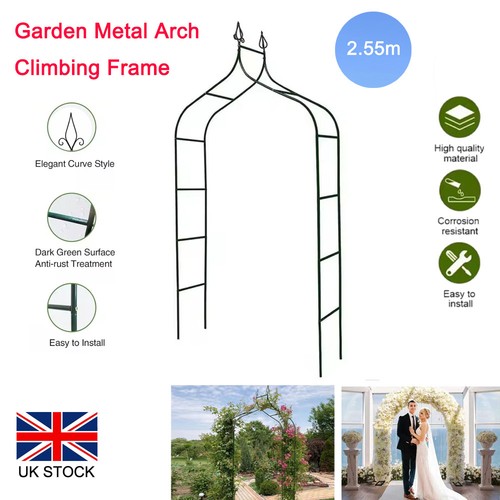 Metal garden arch rose plant - arch,