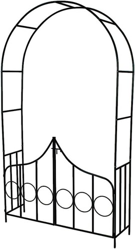 Metal garden gate wedding rose - garden,