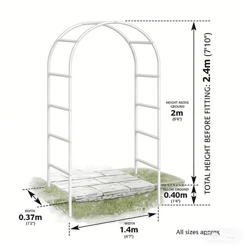 Garden arch trellis - garden,