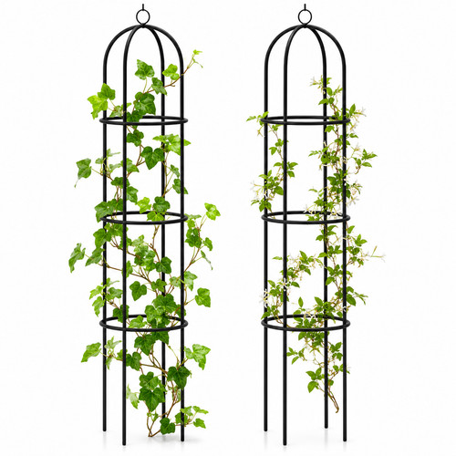 Garden obelisk outdoor - 2x, 1.9m