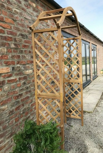 Wooden garden arch plant - garden,