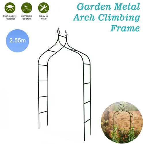 Garden arch black metal - garden,