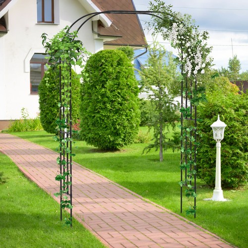 Outdoor metal arbor - metal, trellis