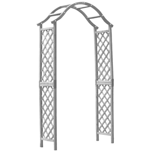 Garden arch wood pergola - garden,