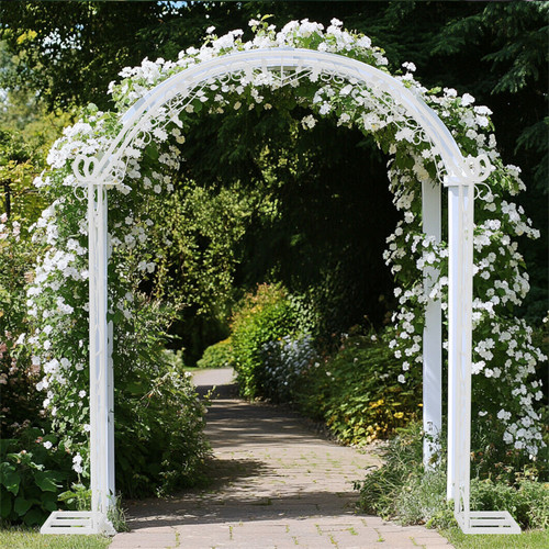 Arch trellis garden wide arbor - trellis,