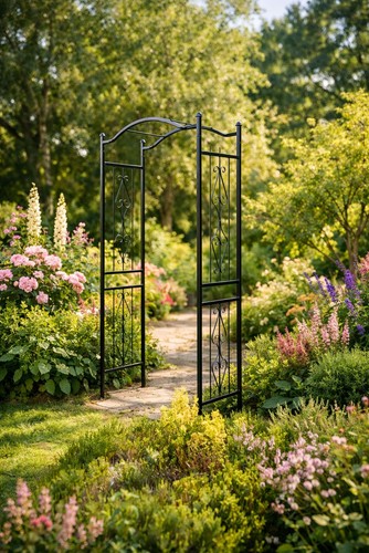 Garden arch trellis metal - trellis,