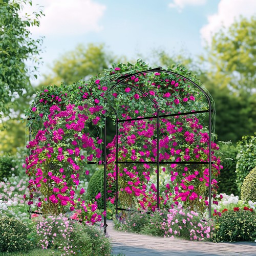 Outdoor garden arch trellis - garden,