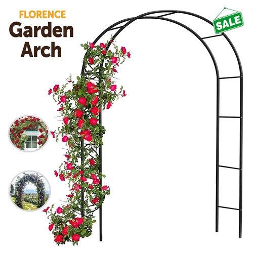 Metal garden arch trellis - 2.4m,